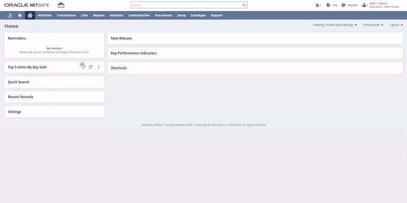 View NetSuite License Info