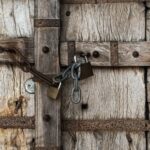 closed door