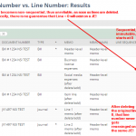 Line Sequence Number vs. Line Number - Difference Illustrated