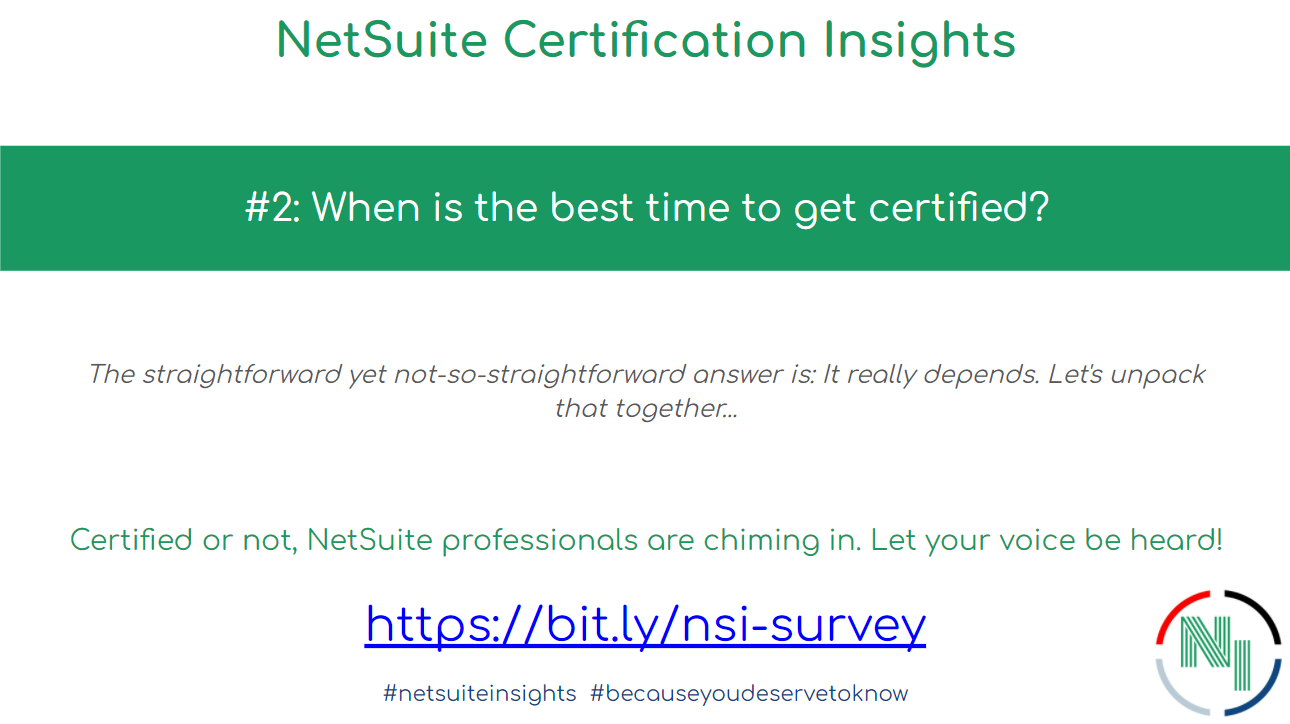 when is the best time to get certified?